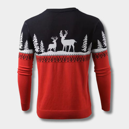 Reindeer & Pine Christmas Jumper | Zyphhra