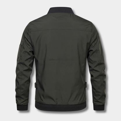 Minimal Utility Bomber Jacket | Zyphhra