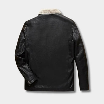 Classic Winter Leather Jacket | Zyphhra