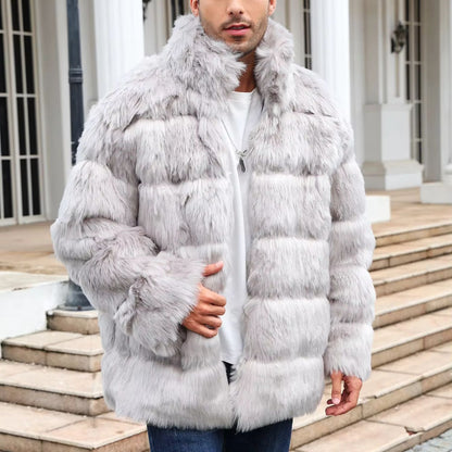 Plush Quilted Fur Jacket | Zyphhra