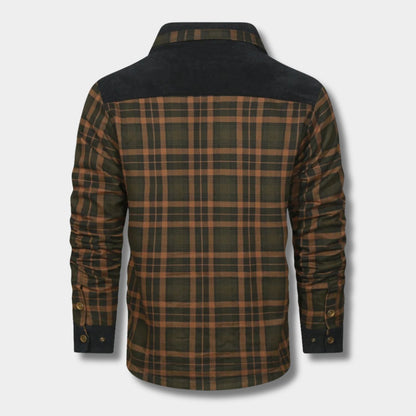 Checked Sherpa Flannel Shirt Jacket | Zyphhra