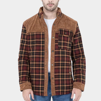 Fleece Lined Flannel Shirt Jacket | Zyphhra