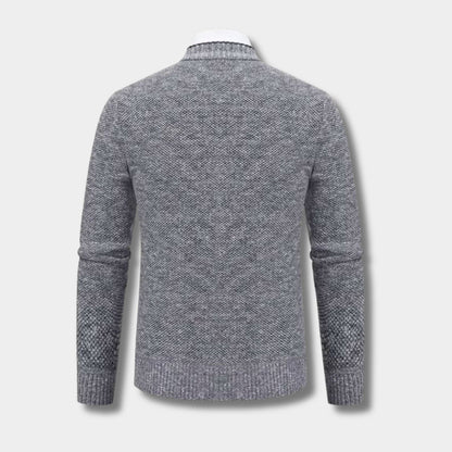 Textured Contrast Trim Cardigan | Zyphhra