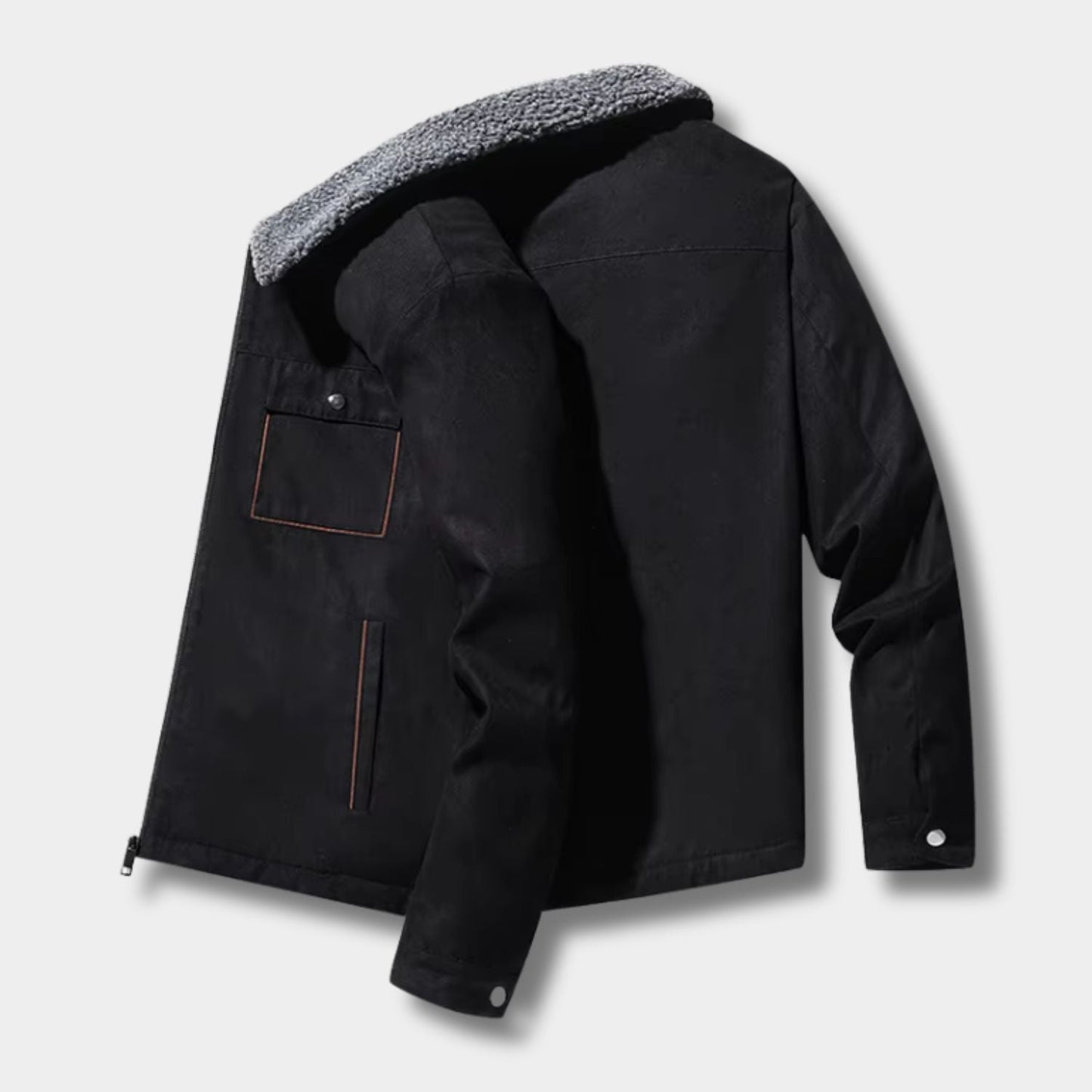 Sherpa Lined Aviator Winter Jacket | Zyphhra