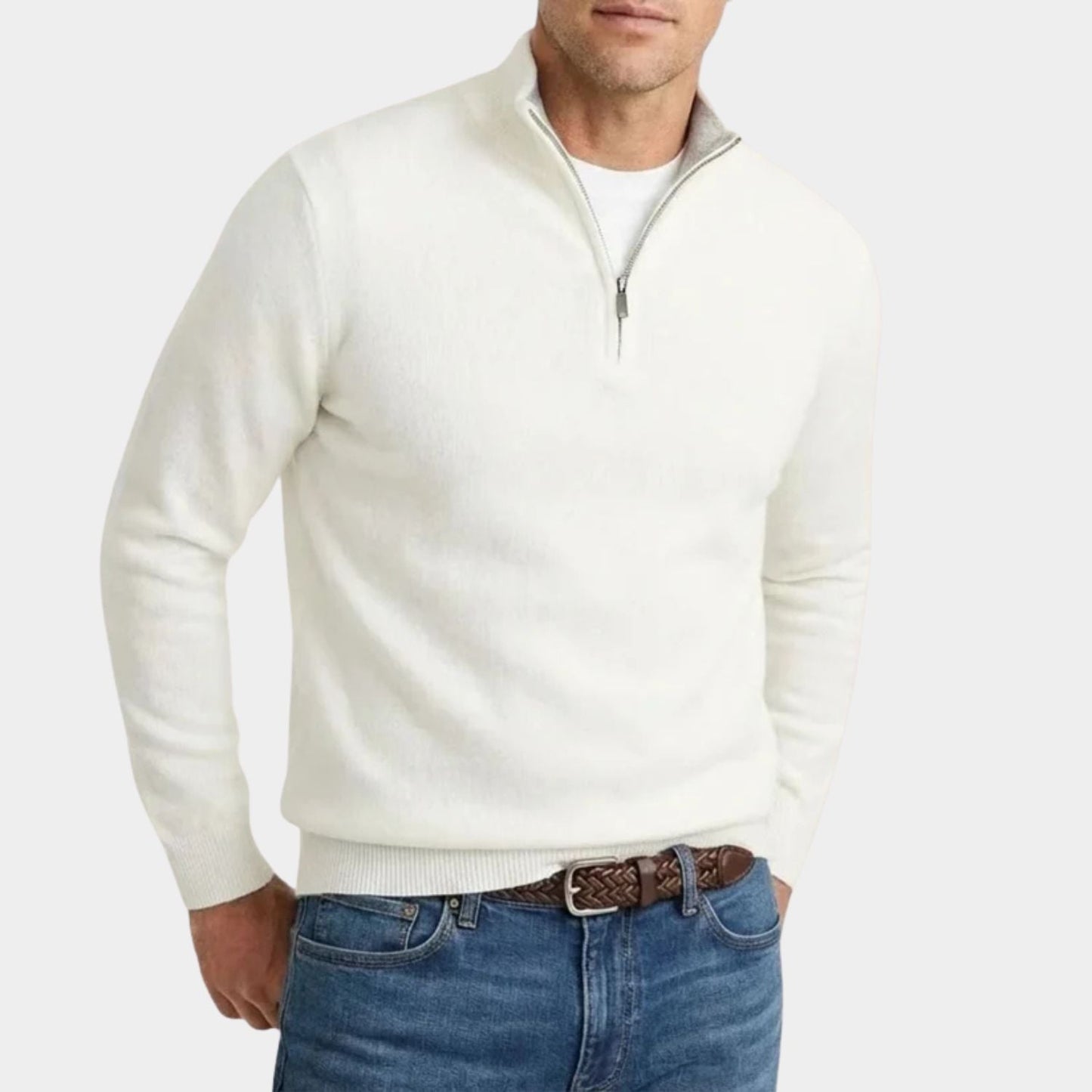 Classic Quarter-Zip Jumper | Zyphhra