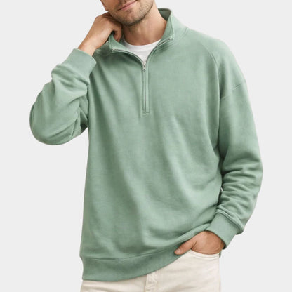 Stand Collar Fleece Quarter-Zip | Zyphhra