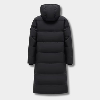 Long Hooded Puffer Ski Coat | Zyphhra