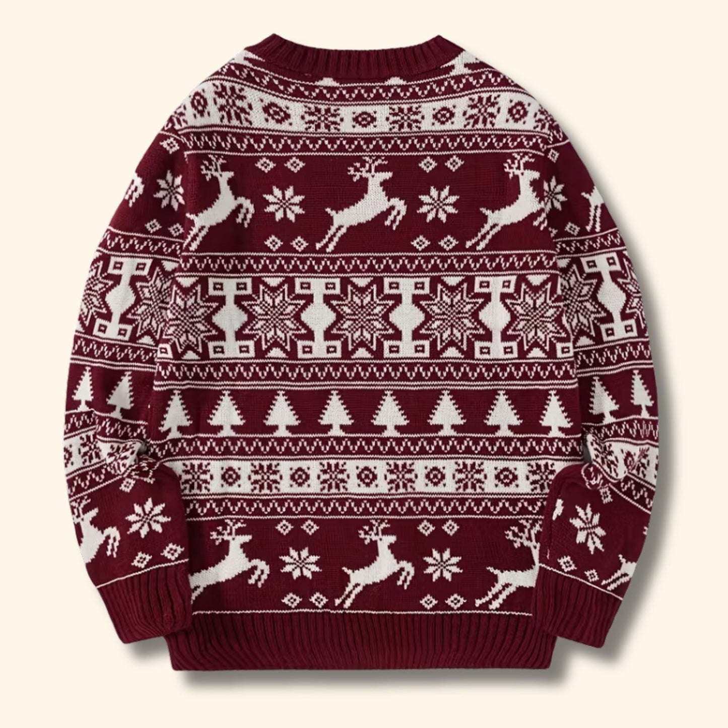 Nordic Reindeer Christmas Jumper | Zyphhra