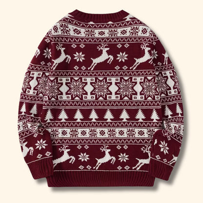Nordic Reindeer Christmas Jumper | Zyphhra