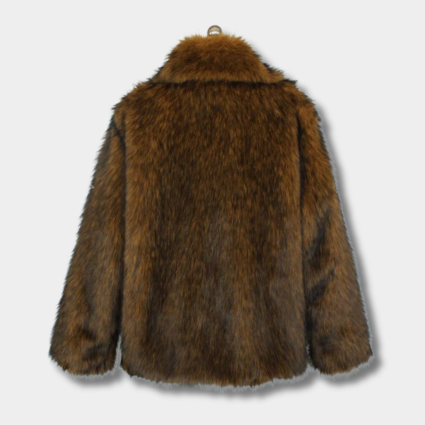 Wide-Lapel Faux Fur Jacket | Zyphhra