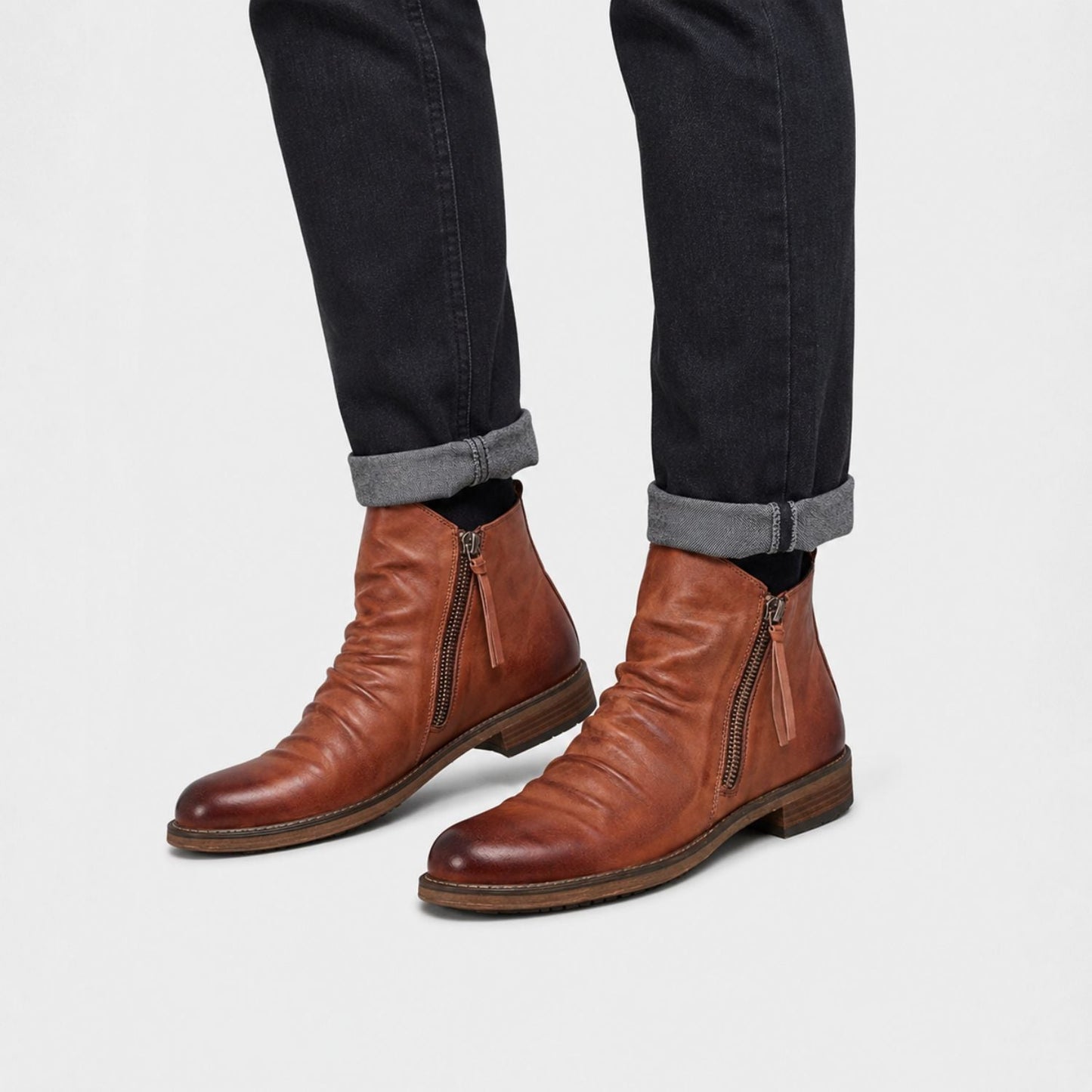 Vintage Side Zip Dress Boots | Zyphhra