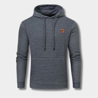 Textured Jacquard Pullover Hoodie | Zyphhra
