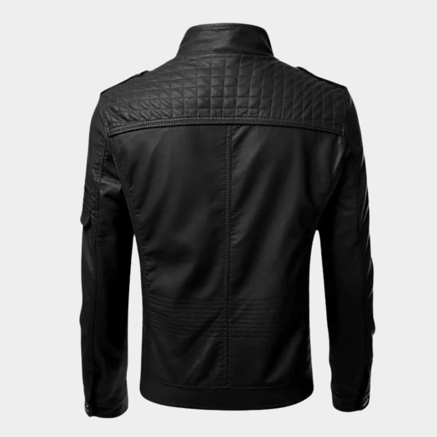 Removable Hood Leather Jacket | Zyphhra