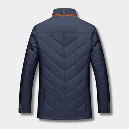 Quilted Stand Collar Winter Jacket | Zyphhra