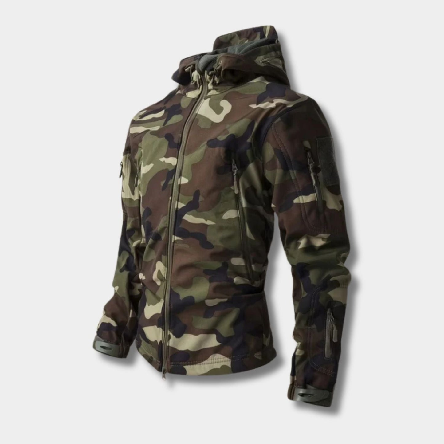 Camouflage Hooded Ski Jacket | Zyphhra