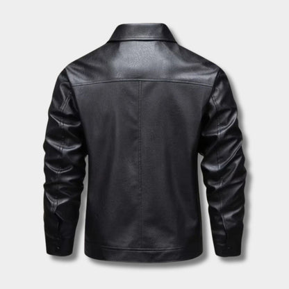 Classic Moto Leather Jacket | Zyphhra