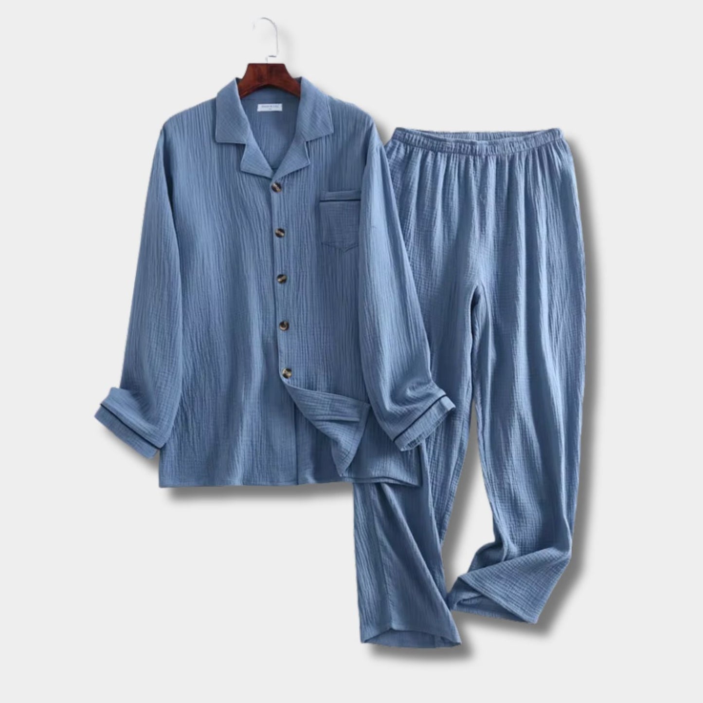 Button Front Lounge Pyjama Set | Zyphhra
