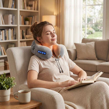 Heated Rechargeable Neck Massager | Zyphhra