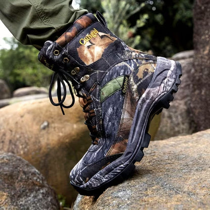 All-Terrain Camo Hunting Boots | Zyphhra