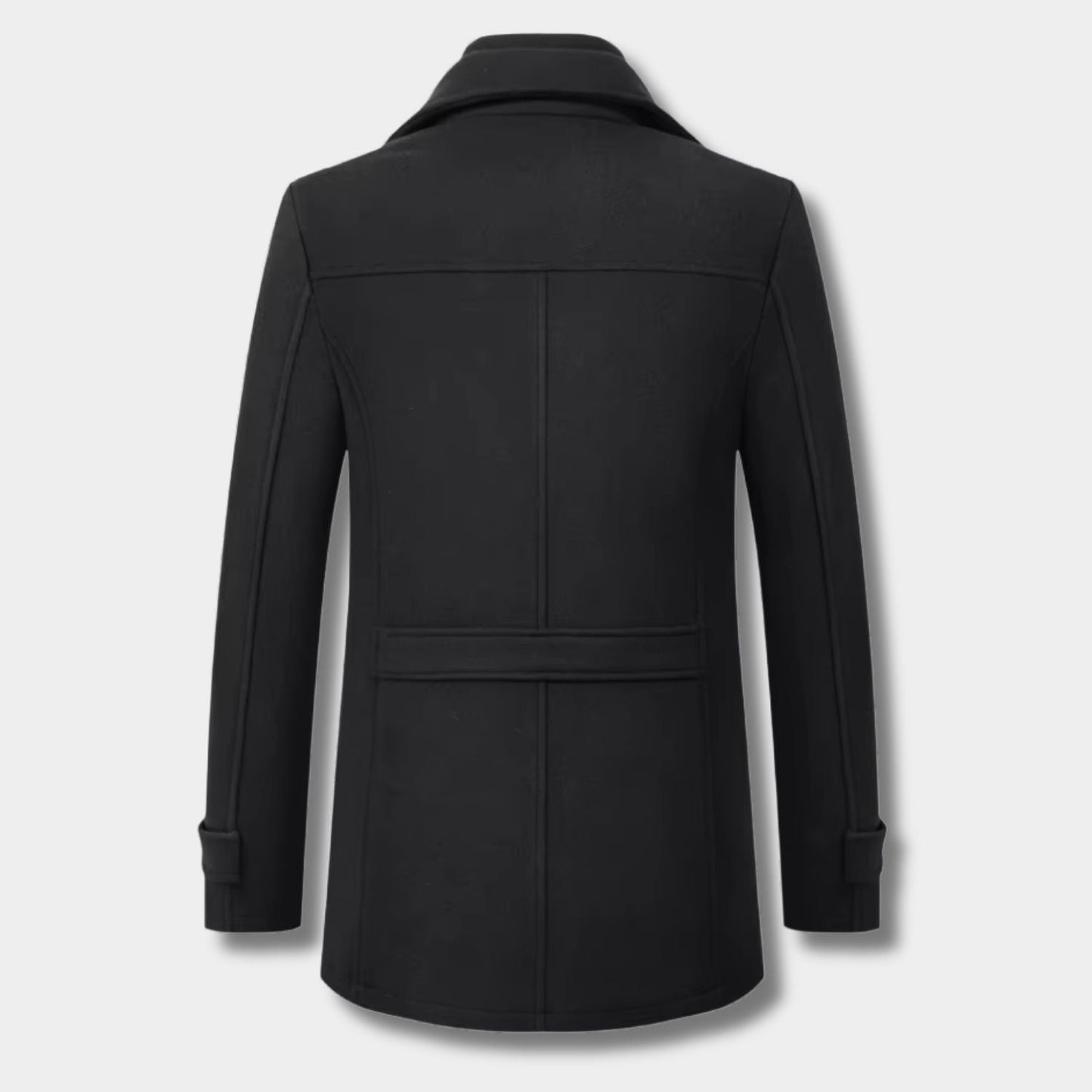 Ribbed Collar Padded Over Coat | Zyphhra
