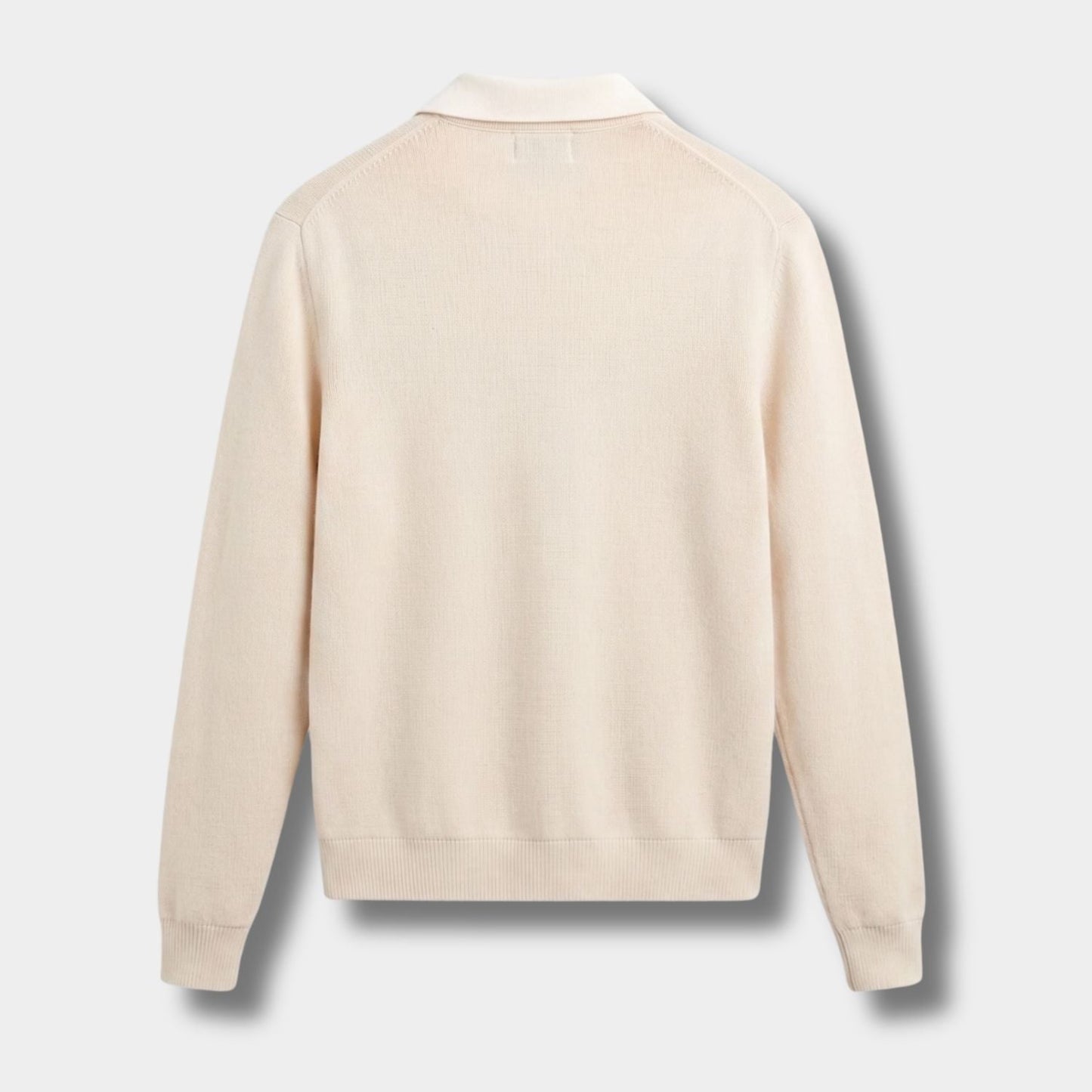 Collared Knit Polo Quarter-Zip | Zyphhra