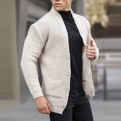 Shawl Collar Knit Cardigan | Zyphhra