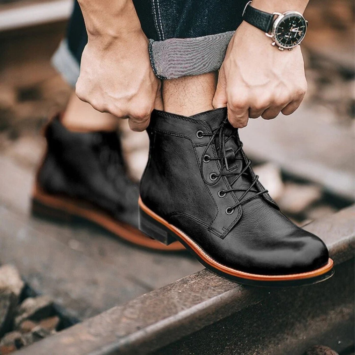 Classic Leather Dress Boots | Zyphhra