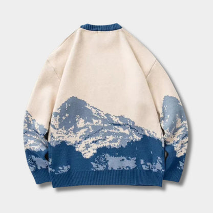 Mountain Scene Knit Jumper | Zyphhra