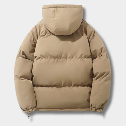 Drawstring Hood Puffer Winter Jacket | Zyphhra