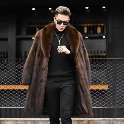 Button Front Plush Fur Coat | Zyphhra