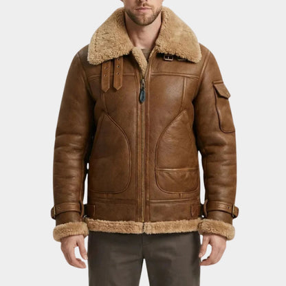 Shearling Aviator Jacket | Zyphhra