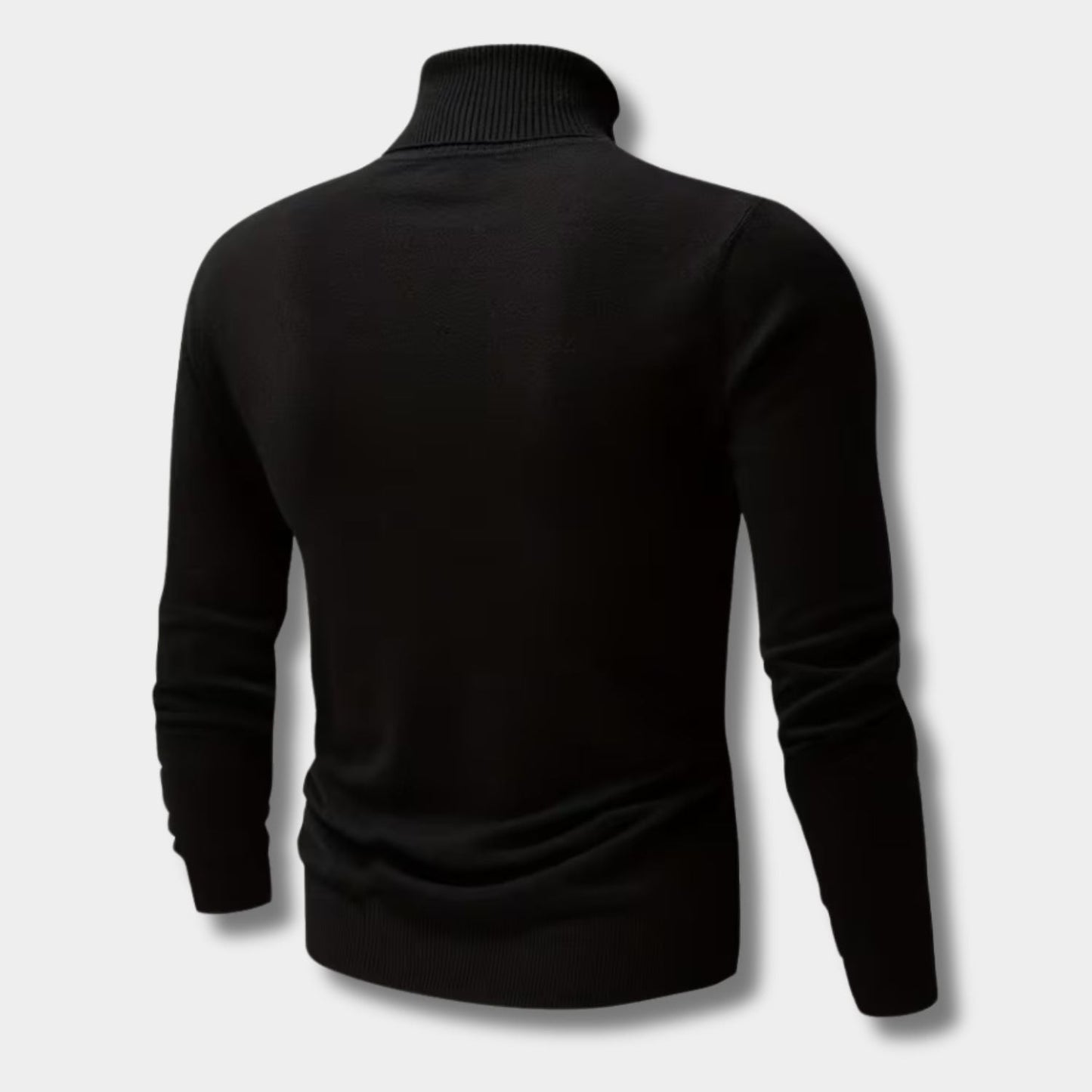 Embroidered Chest Detail Roll Neck | Zyphhra