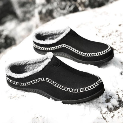 Sherpa Trim Slip-On Slippers | Zyphhra