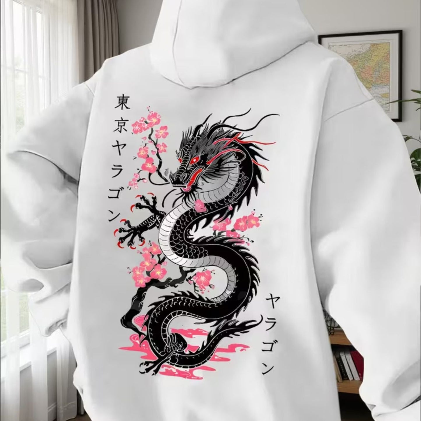 Japanese Dragon Graphic Hoodie | Zyphhra