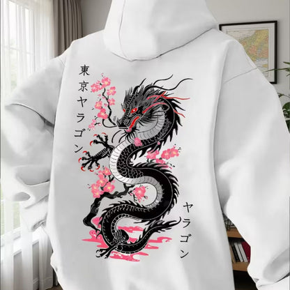 Japanese Dragon Graphic Hoodie | Zyphhra