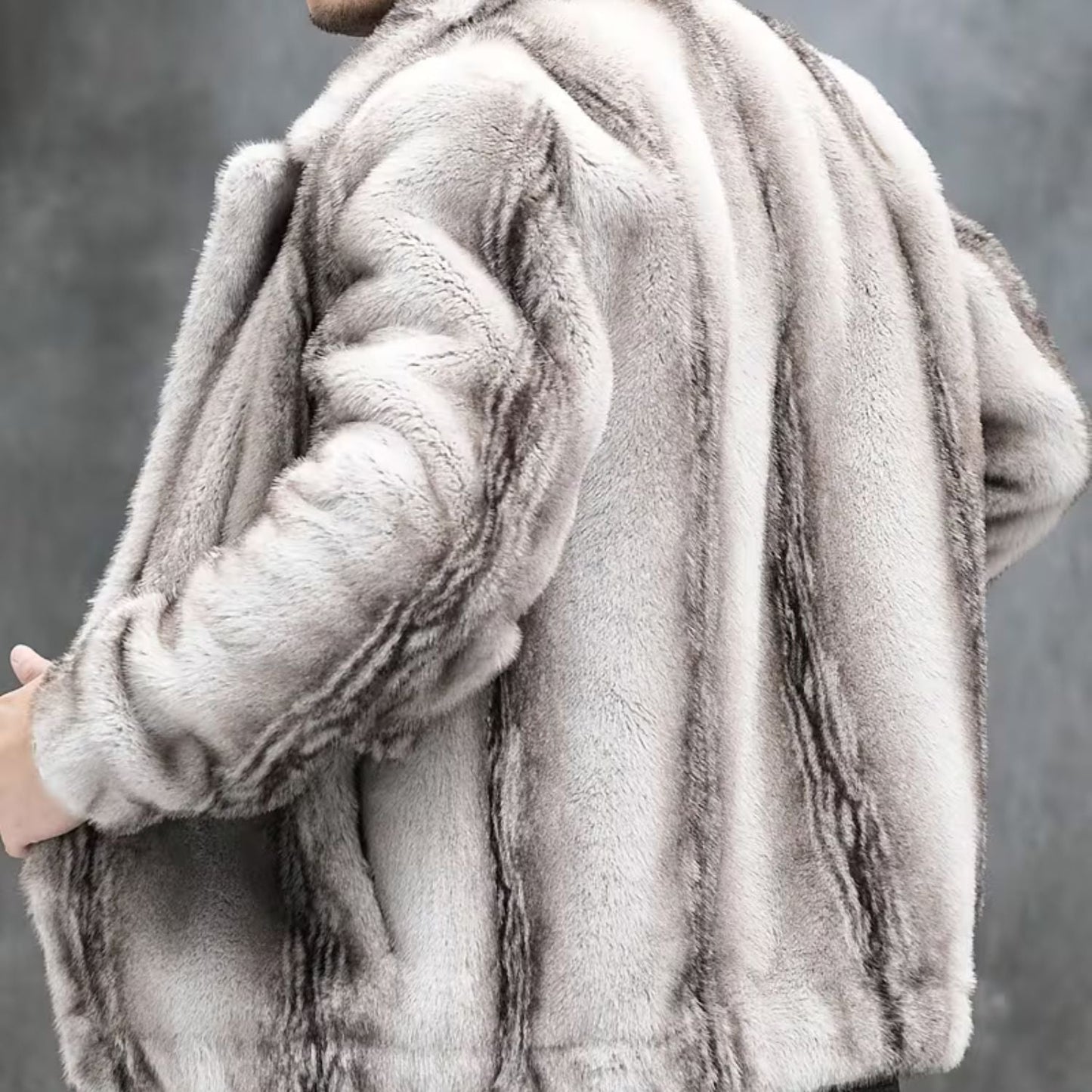 Classic Lapel Faux Fur Jacket | Zyphhra