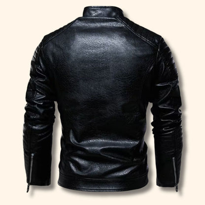 Urban Utility Leather Jacket | Zyphhra
