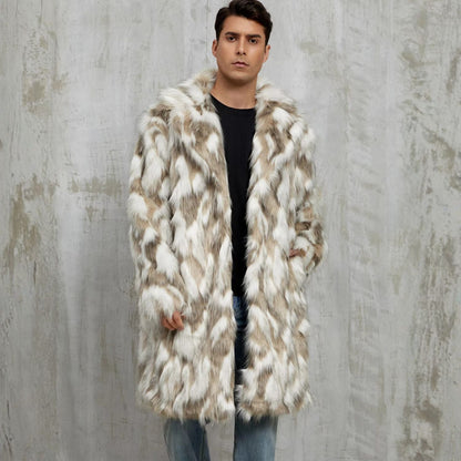 Animal Print Faux Fur Coat | Zyphhra
