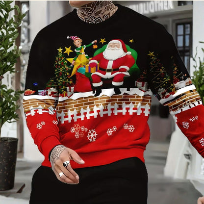 Santa Holiday Christmas Jumper | Zyphhra
