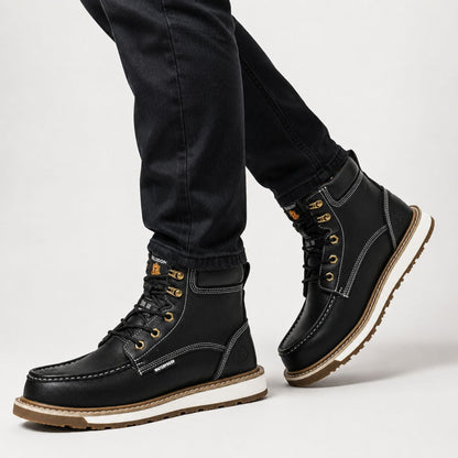 Waterproof Steel Toe Work Boots | Zyphhra