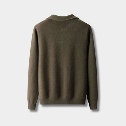 Collared Button Knit Cardigan | Zyphhra