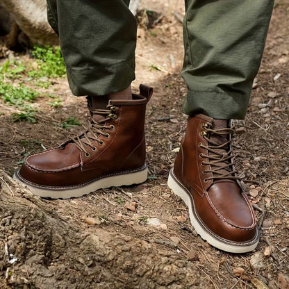 Classic Moc Toe Work Boots | Zyphhra