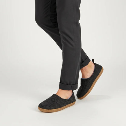 Felted Wool Slip-On Slippers | Zyphhra