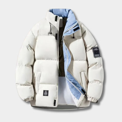 Stand Collar Winter Puffer Jacket | Zyphhra