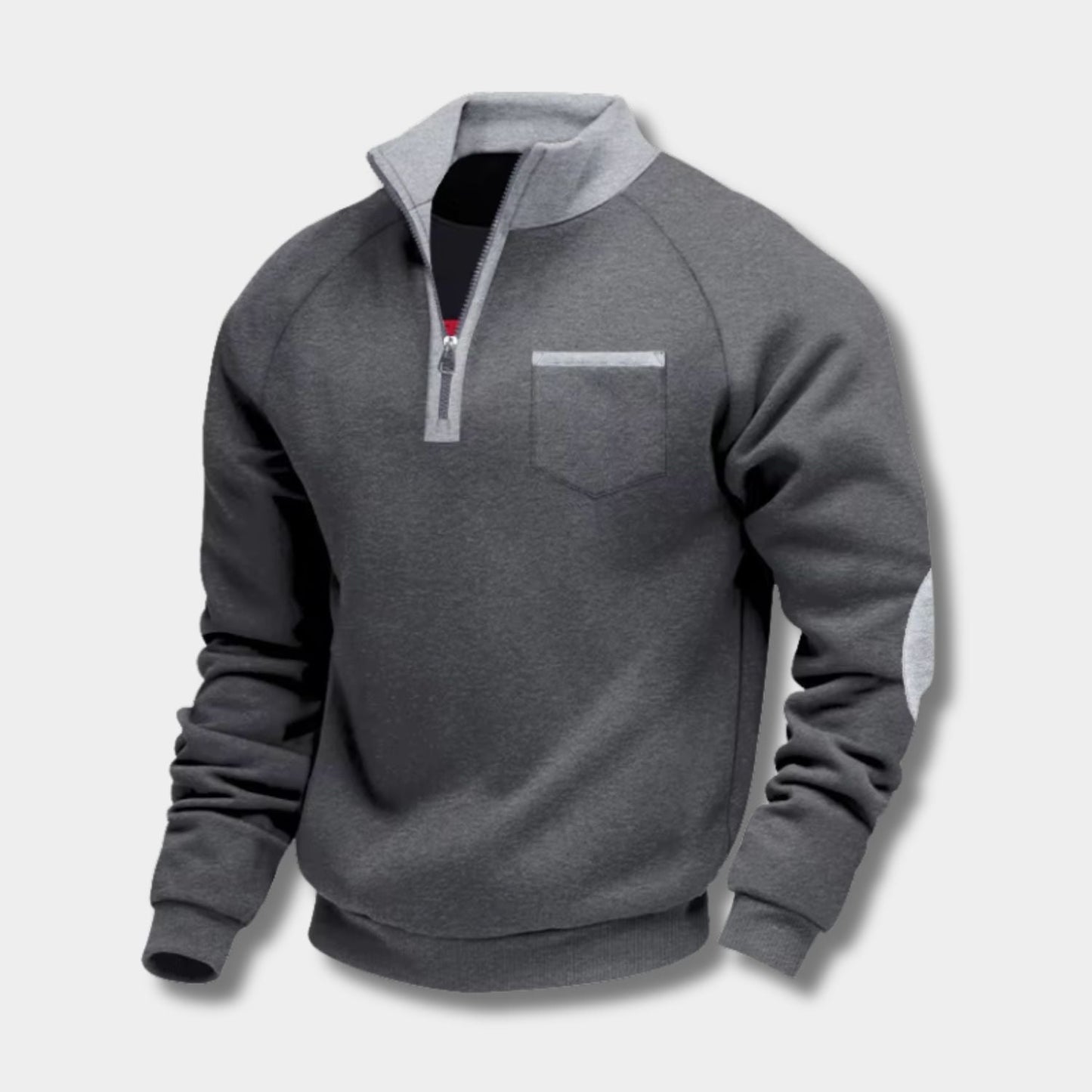 Fleece Pocket Pullover Quarter-Zip | Zyphhra