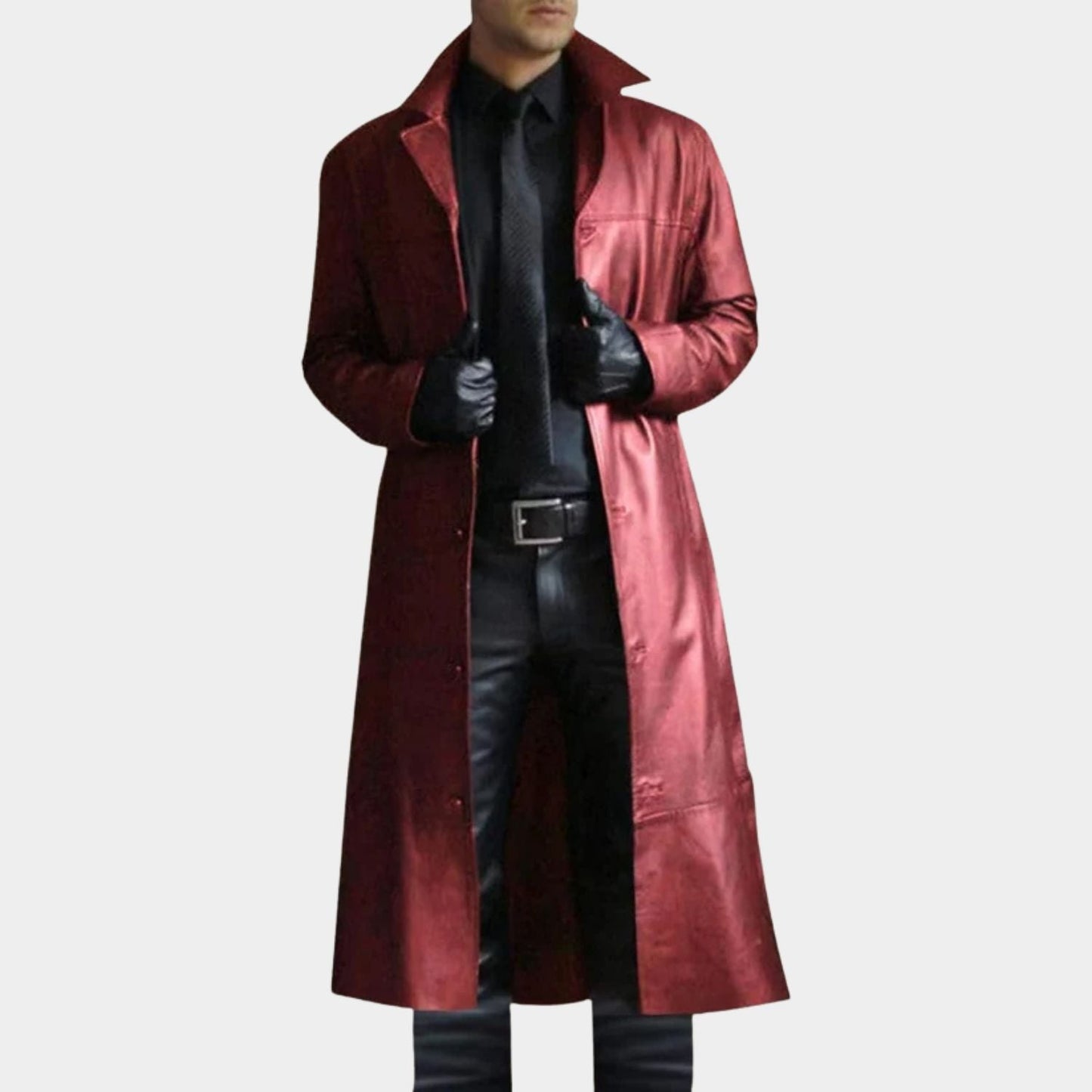 Long Leather Jacket | Zyphhra