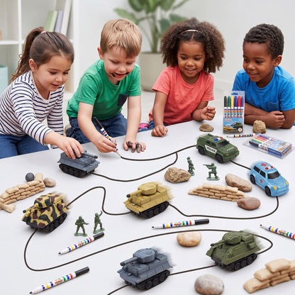 Line Following Drawing Toy Car | Zyphhra