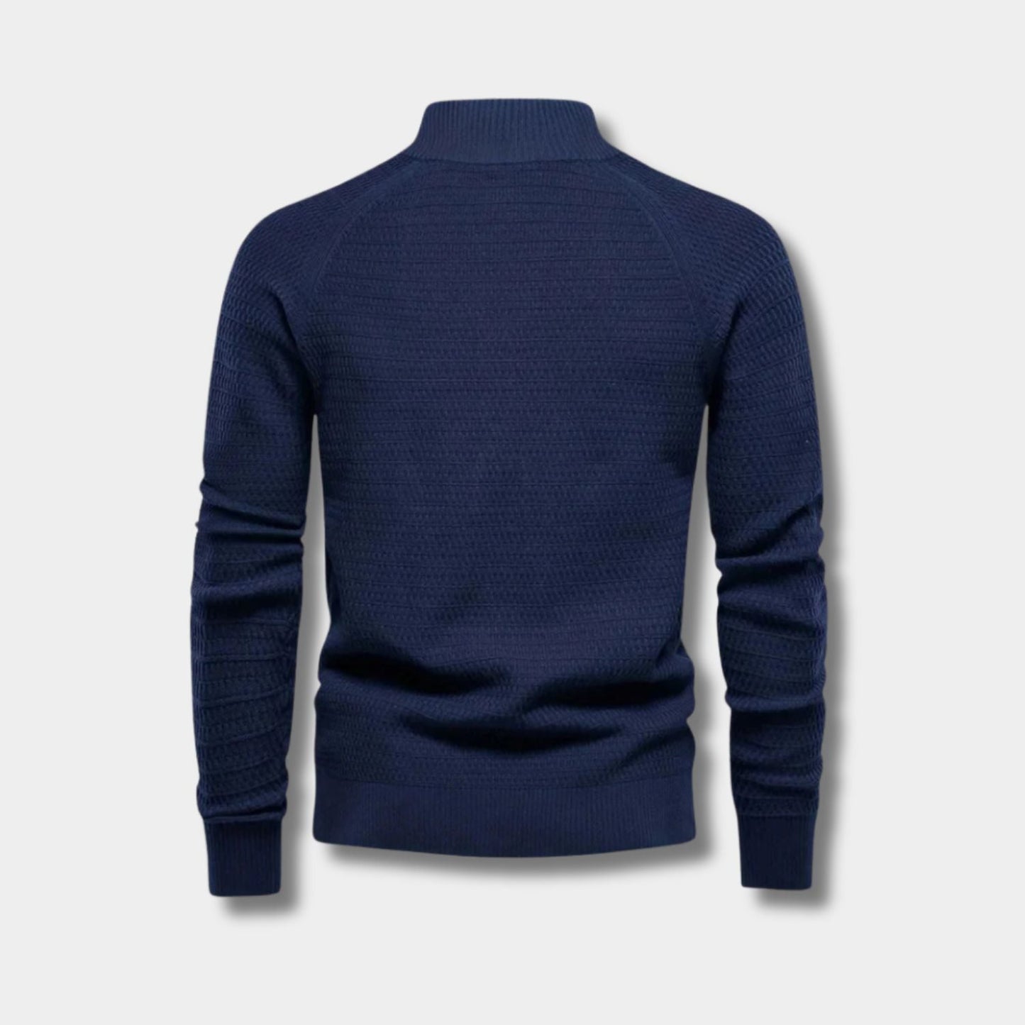 Textured Mandarin Collar Cardigan | Zyphhra