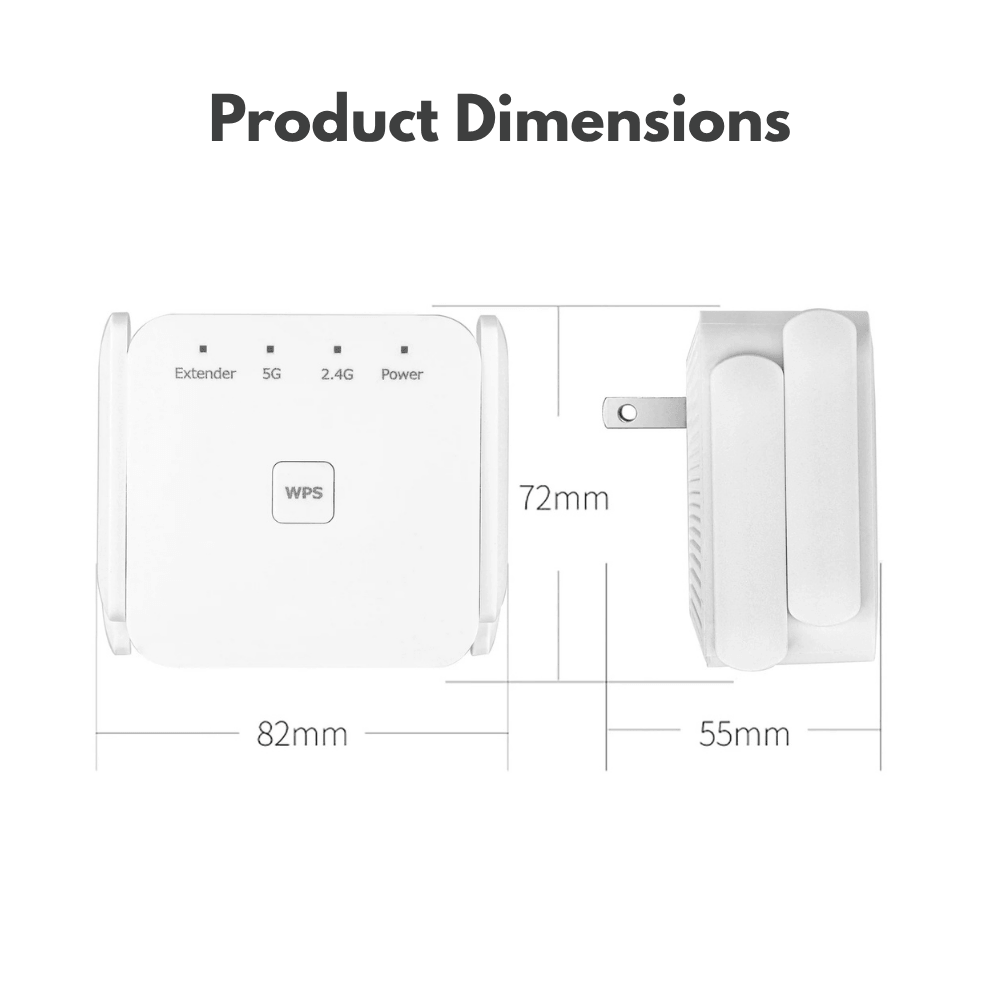 Universal Dual-Band WiFi Signal Booster | Zyphhra