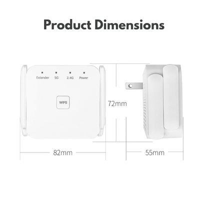 Universal Dual-Band WiFi Signal Booster | Zyphhra